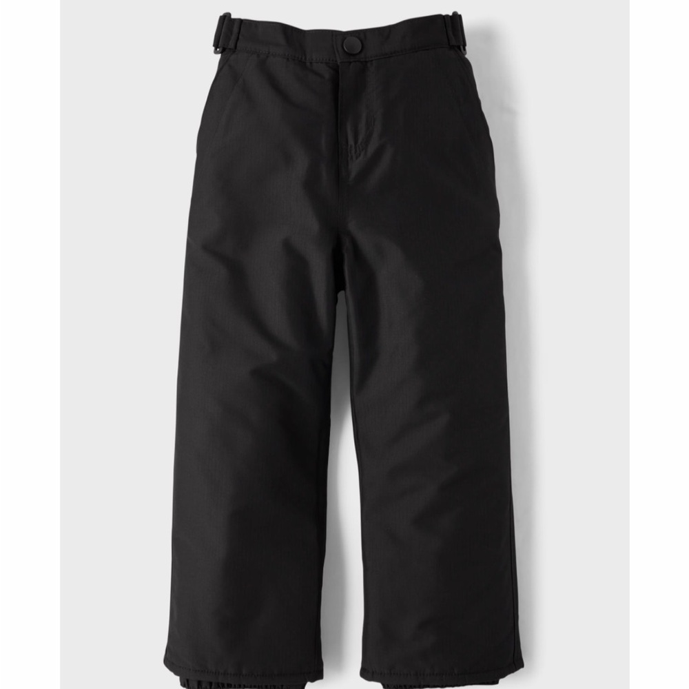 NWT The Children's Place Black Kids Snow Pants, size 7